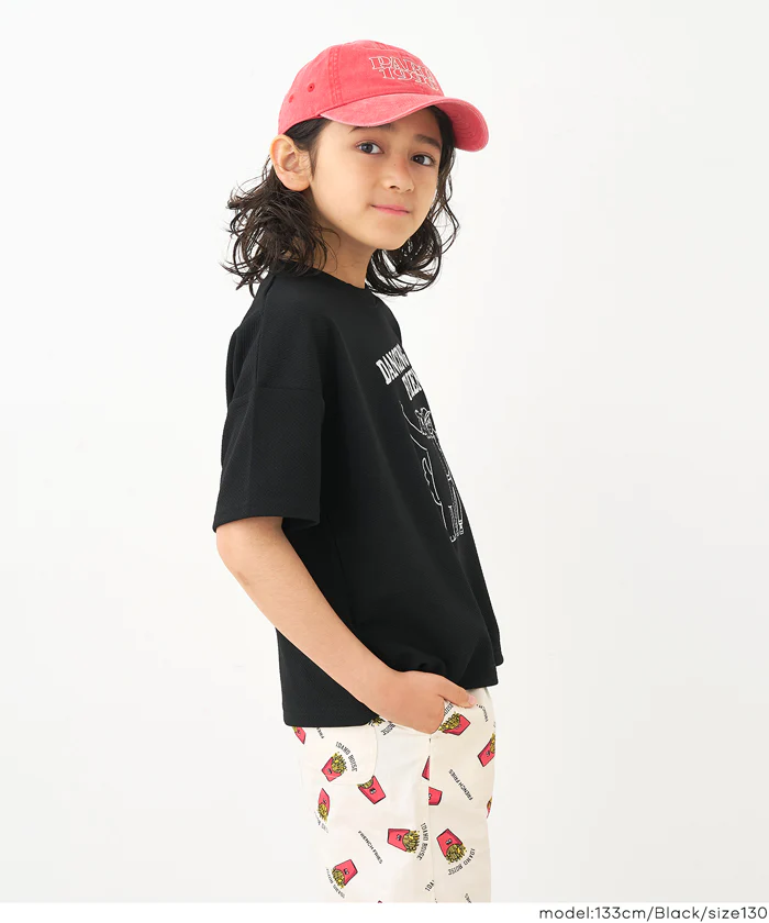 ライトエンボスプリントトップス キッズ メール便不可 - Image 4