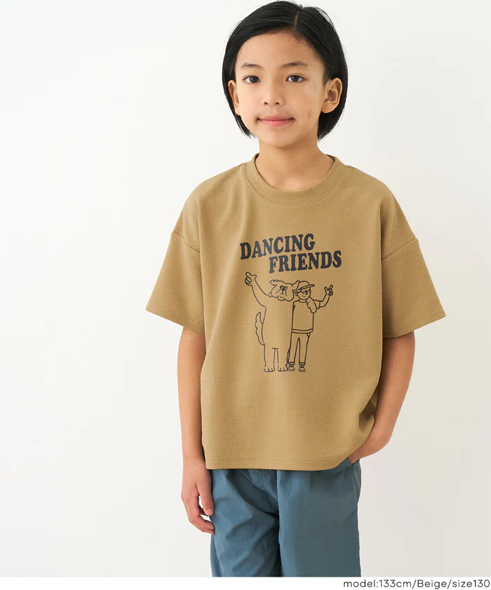 ライトエンボスプリントトップス キッズ メール便不可 - Image 8