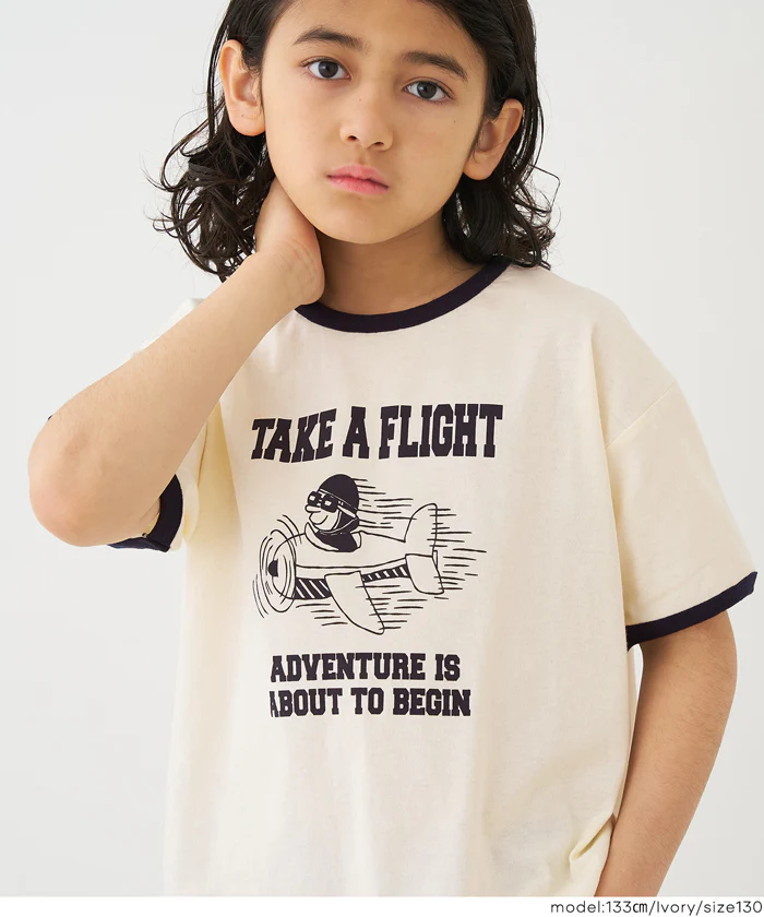 プリントリンガーTシャツ キッズ メール便可 - Image 11