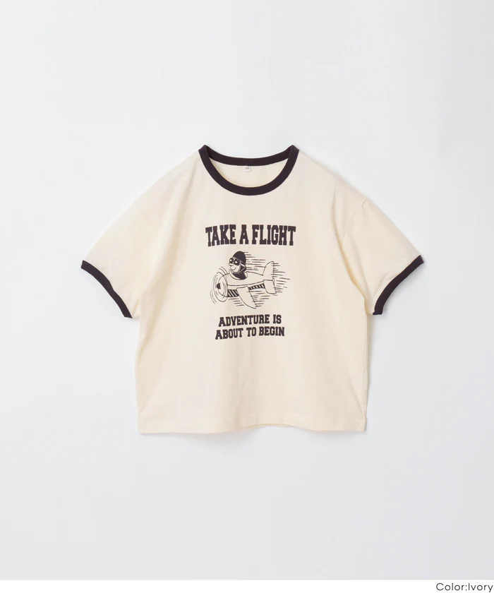 プリントリンガーTシャツ キッズ メール便可 - Image 13