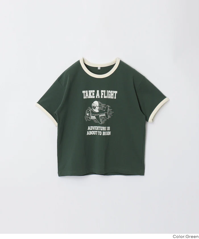 プリントリンガーTシャツ キッズ メール便可 - Image 14