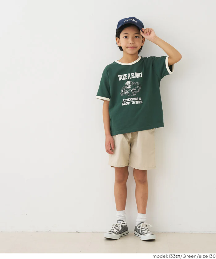 プリントリンガーTシャツ キッズ メール便可 - Image 2
