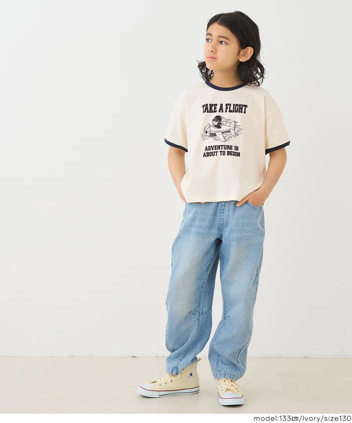 プリントリンガーTシャツ キッズ メール便可 - Image 7