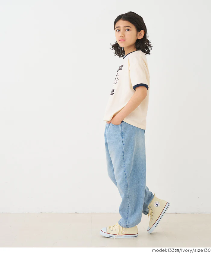 プリントリンガーTシャツ キッズ メール便可 - Image 9