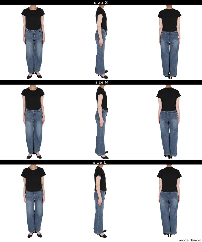 リブヘンリーネックTシャツ レディース メール便可 - Image 18