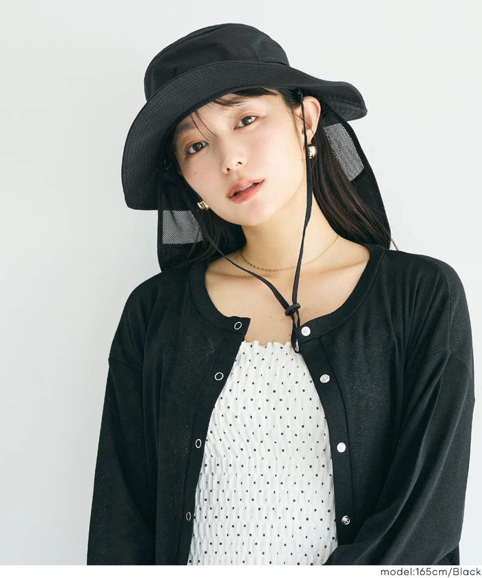 UVカット撥水サファリハット レディース メール便不可 - Image 5