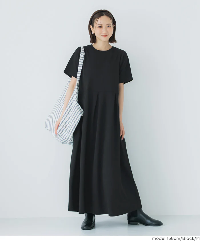 【WEB先行販売・5/6まで10％OFF】【予約5/20頃発送】ライトエンボスタックワンピース レディース メール便不可【田中里奈様着用】 - Image 11