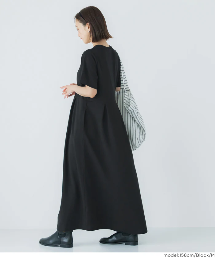 【WEB先行販売・5/6まで10％OFF】【予約5/20頃発送】ライトエンボスタックワンピース レディース メール便不可【田中里奈様着用】 - Image 8