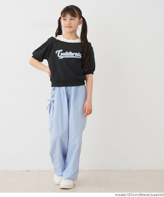 肩あき半袖トップス キッズ メール便不可 - Image 10