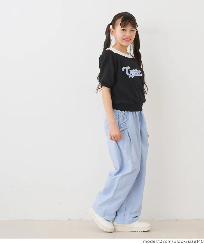 肩あき半袖トップス キッズ メール便不可 - Image 11