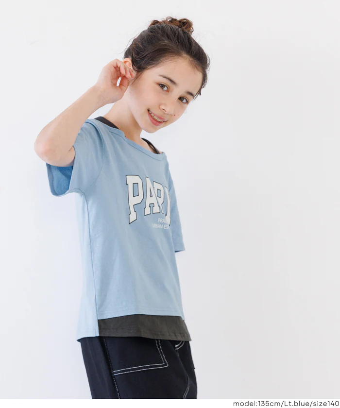 レイヤードTシャツ キッズ メール便可 - Image 13