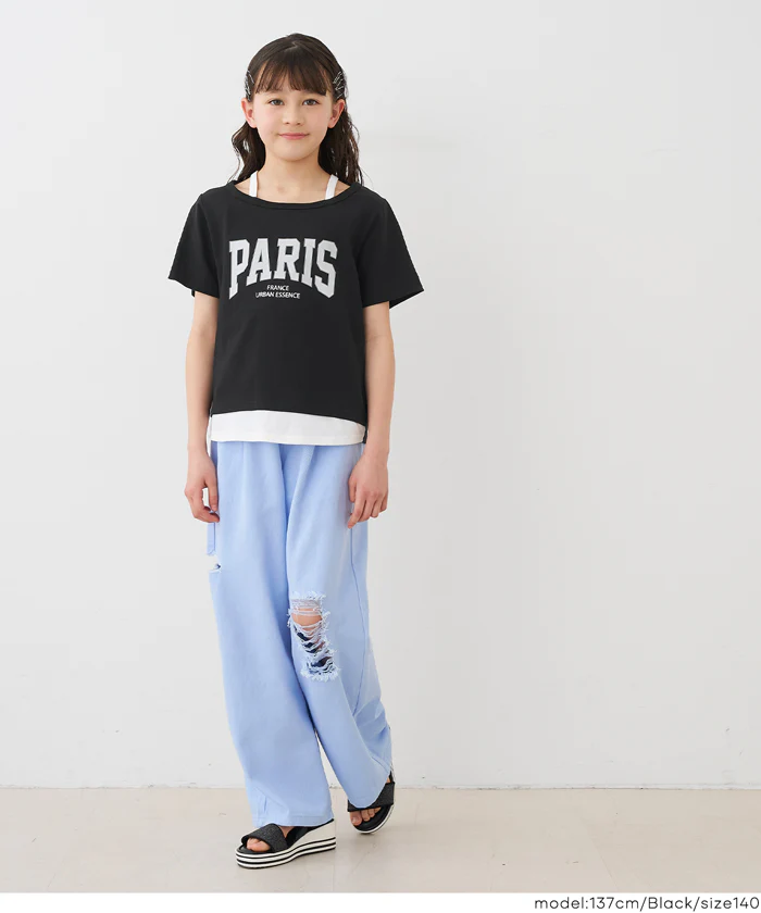 レイヤードTシャツ キッズ メール便可 - Image 2