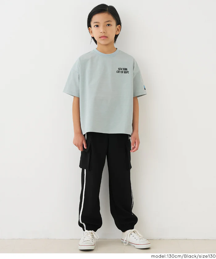 エンボスジョガーパンツ キッズ メール便不可 - Image 5