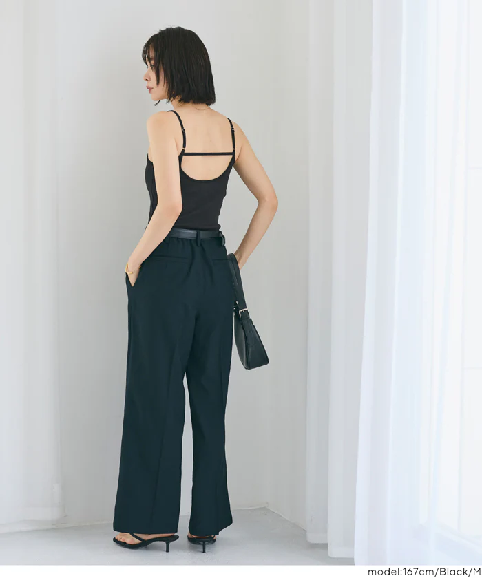 OUT BRA バックオープンVネックキャミソール レディース メール便不可 - Image 11