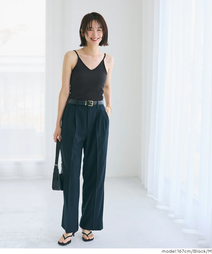 OUT BRA バックオープンVネックキャミソール レディース メール便不可 - Image 13
