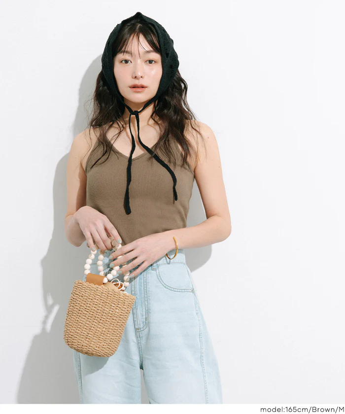 OUT BRA バックオープンVネックキャミソール レディース メール便不可 - Image 17