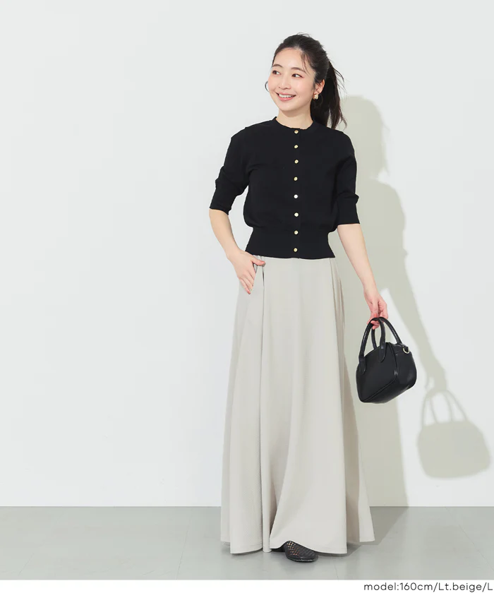 【WEB限定 5/6まで10％OFF】ライトエンボスフレアスカート レディース メール便不可 - Image 14