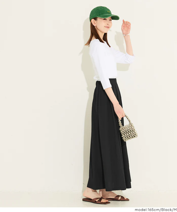 【WEB限定 5/6まで10％OFF】ライトエンボスフレアスカート レディース メール便不可 - Image 5