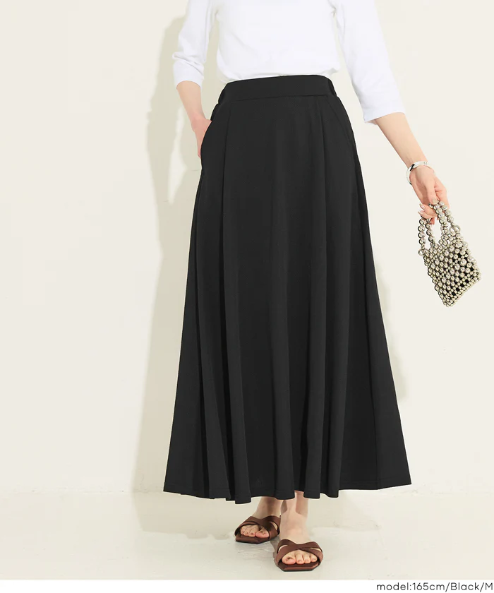 【WEB限定 5/6まで10％OFF】ライトエンボスフレアスカート レディース メール便不可 - Image 9