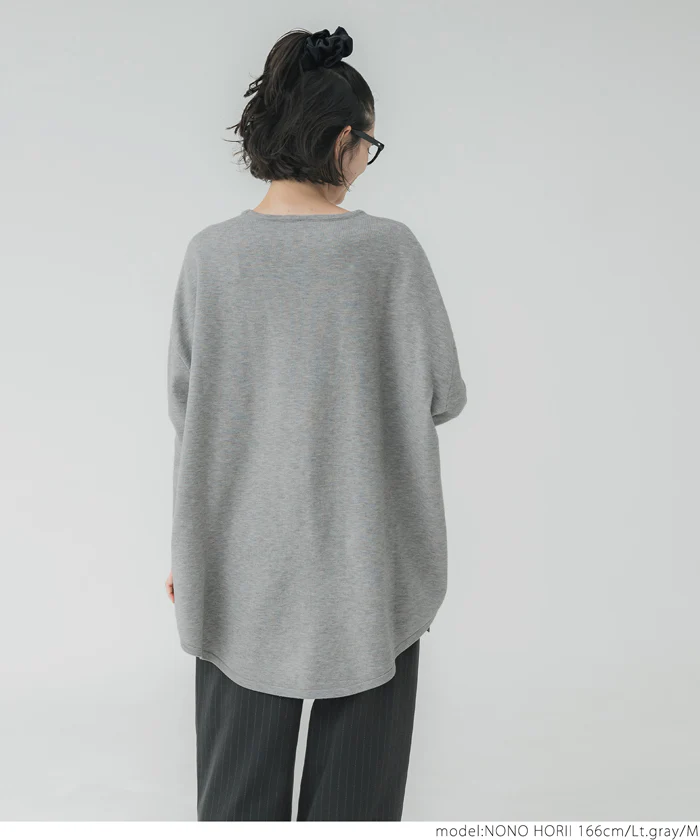 【旧仕様】クルーネックニットチュニック レディース メール便不可 - Image 9