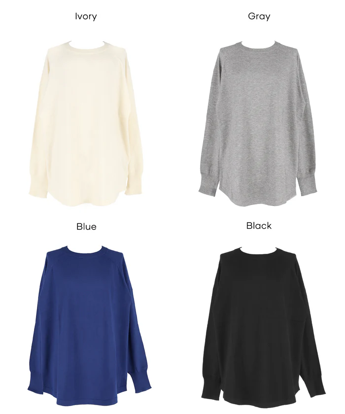セール★1990円→990円 ラウンドヘムニットトップス レディース メール便不可 - Image 19