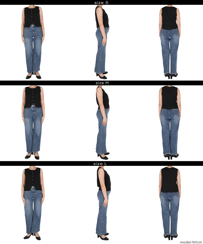ボタンニットベスト レディース メール便不可 - Image 14